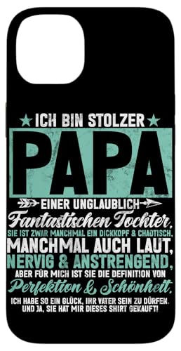 Stolzer Papa Einer Wundervollen Tocher Vatertag Sprüche Hülle für iPhone 14 Plus Stolzer Papa Einer Wundervollen Tocher Vatertag Sprüche Hülle für iPhone 14 Plus von Stolzer Liebevoller Papa Vatertagsgeschenk Daddy