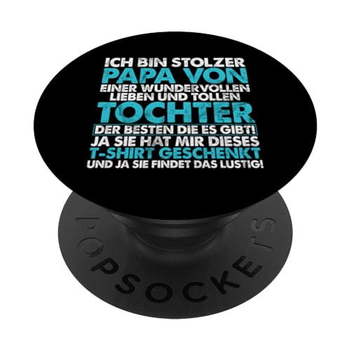 Stolzer Papa Einer Wundervollen Tocher Vatertag Sprüche PopSockets Klebender PopGrip Stolzer Papa Einer Wundervollen Tocher Vatertag Sprüche PopSockets Klebender PopGrip von Stolzer Liebevoller Papa Vatertagsgeschenk Daddy