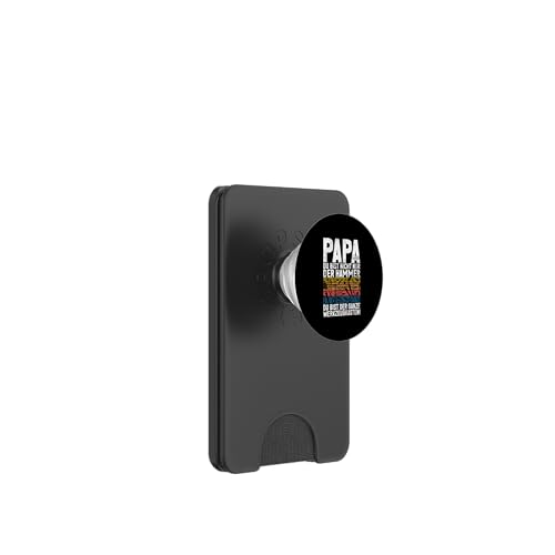 Stolzer Papa Lustige Sprüche Vatertag Vater Elternteil PopSockets PopWallet für MagSafe von Stolzer Liebevoller Papa Vatertagsgeschenk Daddy