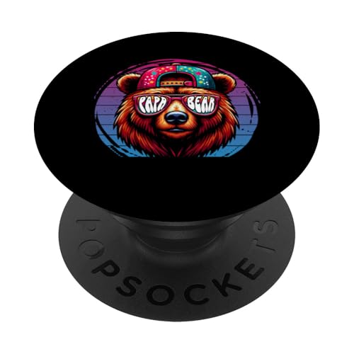 Papa Bär Papa Bear Vatertag Sohn Tochter Elternteil Retro PopSockets Klebender PopGrip Papa Bär Papa Bear Vatertag Sohn Tochter Elternteil Retro PopSockets Klebender PopGrip von Stolzer Papa Bär Liebevoller Papa Vater Daddy