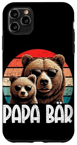 Papa Bär Papa Bear Vatertag Sohn Tochter Stolzer Papa Hülle für iPhone 11 Pro Max von Stolzer Papa Bär Liebevoller Papa Vater Daddy