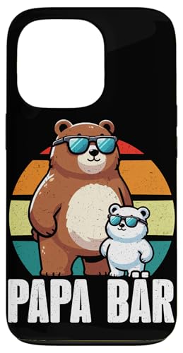 Papa Bär Papa Bear Vatertag Sohn Tochter Stolzer Papa Hülle für iPhone 13 Pro von Stolzer Papa Bär Liebevoller Papa Vater Daddy