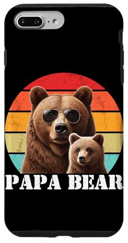 Papa Bär Papa Bear Vatertag Sohn Tochter Stolzer Papa Hülle für iPhone 7 Plus/8 Plus von Stolzer Papa Bär Liebevoller Papa Vater Daddy