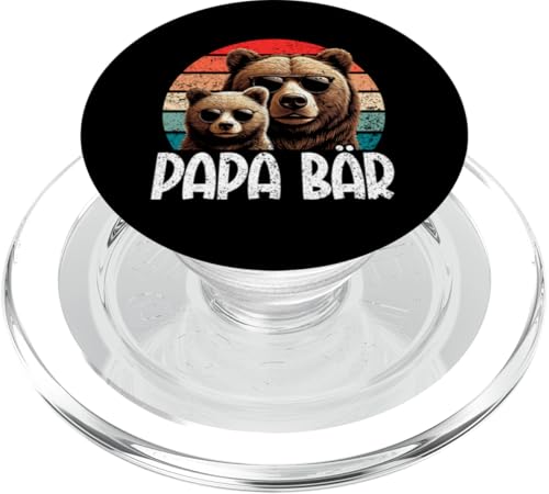 Papa Bär Papa Bear Vatertag Sohn Tochter Stolzer Papa PopSockets PopGrip für MagSafe Papa Bär Papa Bear Vatertag Sohn Tochter Stolzer Papa PopSockets PopGrip für MagSafe von Stolzer Papa Bär Liebevoller Papa Vater Daddy