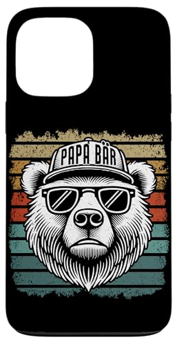 Papa Bär Papa Bear Vatertag Sohn Tochter Vaterschaft Hülle für iPhone 13 Pro Max von Stolzer Papa Bär Liebevoller Papa Vater Daddy