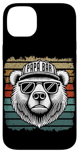 Papa Bär Papa Bear Vatertag Sohn Tochter Vaterschaft Hülle für iPhone 14 Plus von Stolzer Papa Bär Liebevoller Papa Vater Daddy