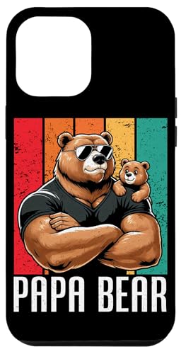 Papa Bär Papa Bear Vatertag Sohn Tochter Vaterschaft Papi Hülle für iPhone 12 Pro Max Papa Bär Papa Bear Vatertag Sohn Tochter Vaterschaft Papi Hülle für iPhone 12 Pro Max von Stolzer Papa Bär Liebevoller Papa Vater Daddy