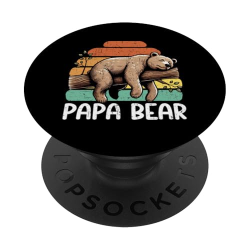 Papa Bär Papa Bear Vatertag Sohn Tochter Vaterschaft Papi PopSockets Klebender PopGrip Papa Bär Papa Bear Vatertag Sohn Tochter Vaterschaft Papi PopSockets Klebender PopGrip von Stolzer Papa Bär Liebevoller Papa Vater Daddy