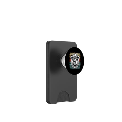 Papa Bär Papa Bear Vatertag Sohn Tochter Vaterschaft PopSockets PopWallet für MagSafe von Stolzer Papa Bär Liebevoller Papa Vater Daddy