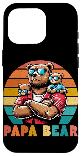 Papa Bär Papa Bear Vatertag Sohn Tochter Vaterschaft Retro Hülle für iPhone 16 Pro Papa Bär Papa Bear Vatertag Sohn Tochter Vaterschaft Retro Hülle für iPhone 16 Pro von Stolzer Papa Bär Liebevoller Papa Vater Daddy