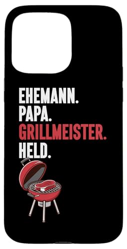 Ehemann Papa Grillmeister Held Grill Papa Vatertag BBQ Hülle für iPhone 15 Pro Max Ehemann Papa Grillmeister Held Grill Papa Vatertag BBQ Hülle für iPhone 15 Pro Max von Stolzer Papa Grill Liebender Vater Daddy