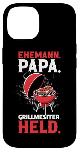 Ehemann Papa Grillmesiter Held Vatertag Grillen Vater Hülle für iPhone 14 von Stolzer Papa Grill Liebender Vater Daddy