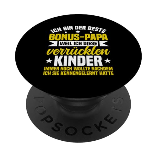 Beste Bonus Papa Weil Ich Diese Kinder Noch Will Stiefvater PopSockets Klebender PopGrip Beste Bonus Papa Weil Ich Diese Kinder Noch Will Stiefvater PopSockets Klebender PopGrip von Stolzer Papa Stiefvater Liebevoller Daddy Vater