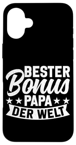Bester Bonus Papa Der Welt Vaterschaft Vater Stiefvater Hülle für iPhone 16 Plus Bester Bonus Papa Der Welt Vaterschaft Vater Stiefvater Hülle für iPhone 16 Plus von Stolzer Papa Stiefvater Liebevoller Daddy Vater