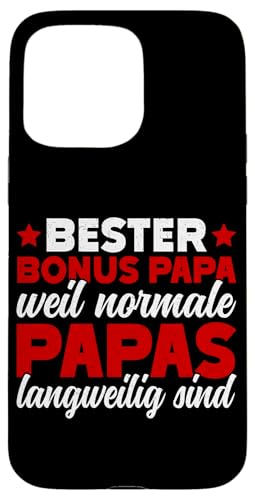 Bester Bonus Papa Weil Normale Papas Langweilig Sind Vater Hülle für iPhone 15 Pro Max Bester Bonus Papa Weil Normale Papas Langweilig Sind Vater Hülle für iPhone 15 Pro Max von Stolzer Papa Stiefvater Liebevoller Daddy Vater