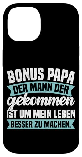 Bonus Papa Der Mann Der Gekommen Ist Leben Besser Zu Machen Hülle für iPhone 14 Bonus Papa Der Mann Der Gekommen Ist Leben Besser Zu Machen Hülle für iPhone 14 von Stolzer Papa Stiefvater Liebevoller Daddy Vater