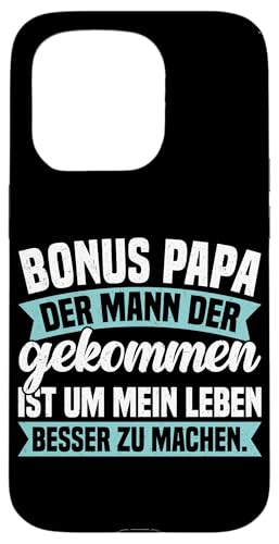 Bonus Papa Der Mann Der Gekommen Ist Leben Besser Zu Machen Hülle für iPhone 15 Pro Bonus Papa Der Mann Der Gekommen Ist Leben Besser Zu Machen Hülle für iPhone 15 Pro von Stolzer Papa Stiefvater Liebevoller Daddy Vater