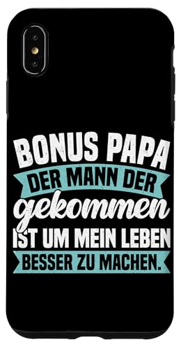 Bonus Papa Der Mann Der Gekommen Ist Leben Besser Zu Machen Hülle für iPhone XS Max Bonus Papa Der Mann Der Gekommen Ist Leben Besser Zu Machen Hülle für iPhone XS Max von Stolzer Papa Stiefvater Liebevoller Daddy Vater