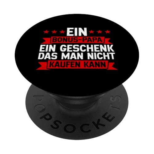 Bonus Papa Ein Geschenk Das Man Nicht Kaufen Kann Stiefvater PopSockets Klebender PopGrip Bonus Papa Ein Geschenk Das Man Nicht Kaufen Kann Stiefvater PopSockets Klebender PopGrip von Stolzer Papa Stiefvater Liebevoller Daddy Vater