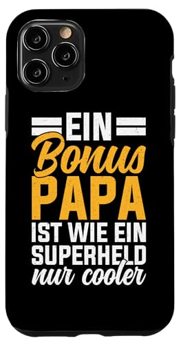 Bonus Papa Ist Wie Ein Superheld Nur Cooler Stiefvater Vater Hülle für iPhone 11 Pro Bonus Papa Ist Wie Ein Superheld Nur Cooler Stiefvater Vater Hülle für iPhone 11 Pro von Stolzer Papa Stiefvater Liebevoller Daddy Vater