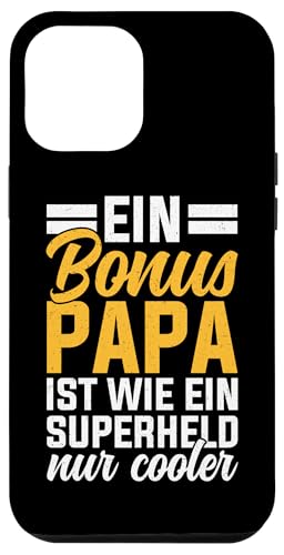 Bonus Papa Ist Wie Ein Superheld Nur Cooler Stiefvater Vater Hülle für iPhone 12 Pro Max Bonus Papa Ist Wie Ein Superheld Nur Cooler Stiefvater Vater Hülle für iPhone 12 Pro Max von Stolzer Papa Stiefvater Liebevoller Daddy Vater