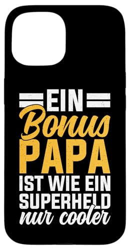 Bonus Papa Ist Wie Ein Superheld Nur Cooler Stiefvater Vater Hülle für iPhone 15 Bonus Papa Ist Wie Ein Superheld Nur Cooler Stiefvater Vater Hülle für iPhone 15 von Stolzer Papa Stiefvater Liebevoller Daddy Vater