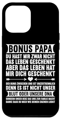 Bonus Papa Stiefvater Vatertag Papa Vaterschaft Hülle für iPhone 12 Pro Max Bonus Papa Stiefvater Vatertag Papa Vaterschaft Hülle für iPhone 12 Pro Max von Stolzer Papa Stiefvater Liebevoller Daddy Vater