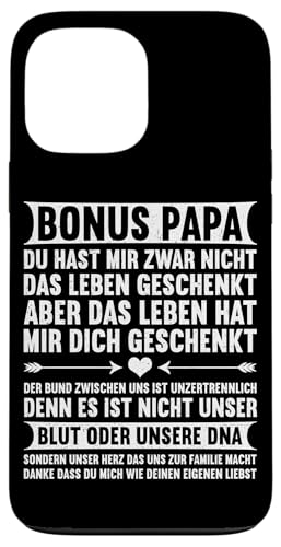 Bonus Papa Stiefvater Vatertag Papa Vaterschaft Hülle für iPhone 13 Pro Max Bonus Papa Stiefvater Vatertag Papa Vaterschaft Hülle für iPhone 13 Pro Max von Stolzer Papa Stiefvater Liebevoller Daddy Vater