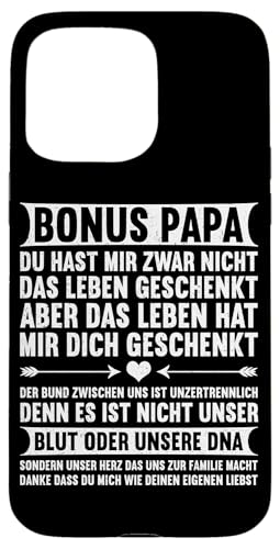 Bonus Papa Stiefvater Vatertag Papa Vaterschaft Hülle für iPhone 15 Pro Max Bonus Papa Stiefvater Vatertag Papa Vaterschaft Hülle für iPhone 15 Pro Max von Stolzer Papa Stiefvater Liebevoller Daddy Vater