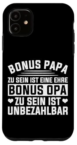 Bonus Papa Zu Sein Ist Eine Ehre Bonus Opa Ist Unbezahlbar Hülle für iPhone 11 Bonus Papa Zu Sein Ist Eine Ehre Bonus Opa Ist Unbezahlbar Hülle für iPhone 11 von Stolzer Papa Stiefvater Liebevoller Daddy Vater