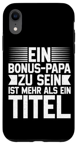 Ein Bonus Papa Zu Sein Ist Mehr Als Ein Titel Stiefvater Hülle für iPhone XR Ein Bonus Papa Zu Sein Ist Mehr Als Ein Titel Stiefvater Hülle für iPhone XR von Stolzer Papa Stiefvater Liebevoller Daddy Vater