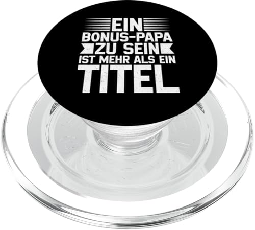 Ein Bonus Papa Zu Sein Ist Mehr Als Ein Titel Stiefvater PopSockets PopGrip für MagSafe Ein Bonus Papa Zu Sein Ist Mehr Als Ein Titel Stiefvater PopSockets PopGrip für MagSafe von Stolzer Papa Stiefvater Liebevoller Daddy Vater