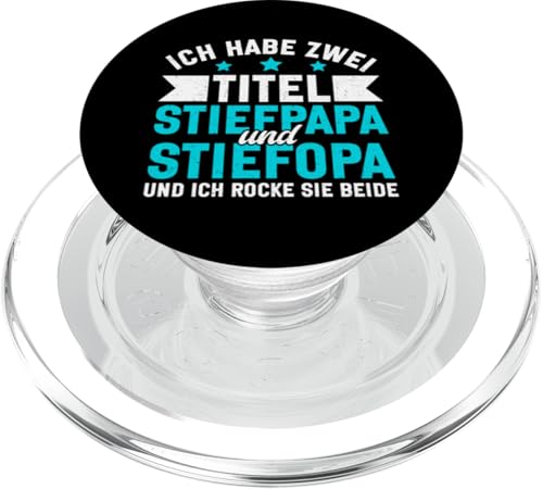 Ich Habe Zwei Titel Stiefpapa Stiefopa Ich Rocke Sie Beide PopSockets PopGrip für MagSafe Ich Habe Zwei Titel Stiefpapa Stiefopa Ich Rocke Sie Beide PopSockets PopGrip für MagSafe von Stolzer Papa Stiefvater Liebevoller Daddy Vater