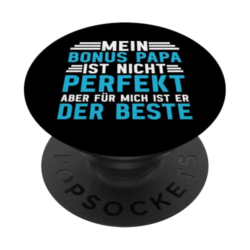 Mein Bonus Papa Ist Nicht Perfekt Für Mich Ist Der Beste PopSockets Klebender PopGrip Mein Bonus Papa Ist Nicht Perfekt Für Mich Ist Der Beste PopSockets Klebender PopGrip von Stolzer Papa Stiefvater Liebevoller Daddy Vater
