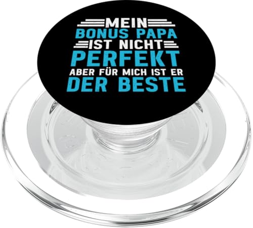 Mein Bonus Papa Ist Nicht Perfekt Für Mich Ist Der Beste PopSockets PopGrip für MagSafe Mein Bonus Papa Ist Nicht Perfekt Für Mich Ist Der Beste PopSockets PopGrip für MagSafe von Stolzer Papa Stiefvater Liebevoller Daddy Vater