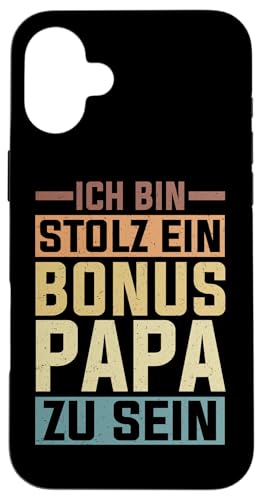 Stolz Ein Bonus Papa Zu Sein Vater Stiefvater Vatertag Papa Hülle für iPhone 16 Plus Stolz Ein Bonus Papa Zu Sein Vater Stiefvater Vatertag Papa Hülle für iPhone 16 Plus von Stolzer Papa Stiefvater Liebevoller Daddy Vater