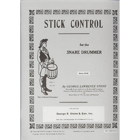 George Lawrence Stone: Stick Control For The Snare Drummer. Für Schlagzeug von Stone Percussion Books