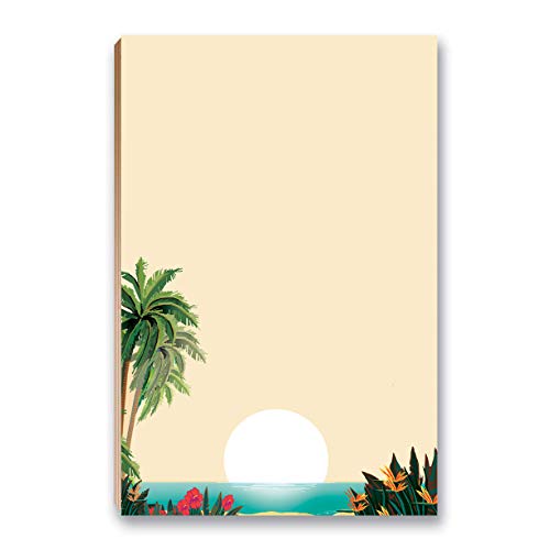Strandnotizblöcke mit Magnet – magnetische Strandnotizblöcke für Kühlschrank – Do List, Lebensmittelliste Tropical von Stonehouse Collection