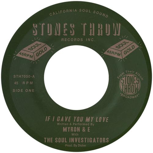 If I Gave You My Love [Vinyl Single] von Stones Throw Records