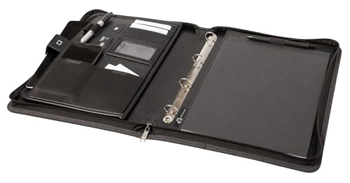 Stop Ocean Plastic 46224 RPET Orgamappe GUAM DIN A4, Organizer mit Tabletfach, Businessmappe aus PET Nylon und Leder, Schreibmappe, Mappe mit Notizblock, Dokumentenmappe 36,5 x 29 x 4 cm, Anthrazit Stop Ocean Plastic 46224 RPET Orgamappe GUAM DIN A4, Organizer mit Tabletfach, Businessmappe aus PET Nylon und Leder, Schreibmappe, Mappe mit Notizblock, Dokumentenmappe 36,5 x 29 x 4 cm, Anthrazit von Stop Ocean Plastic