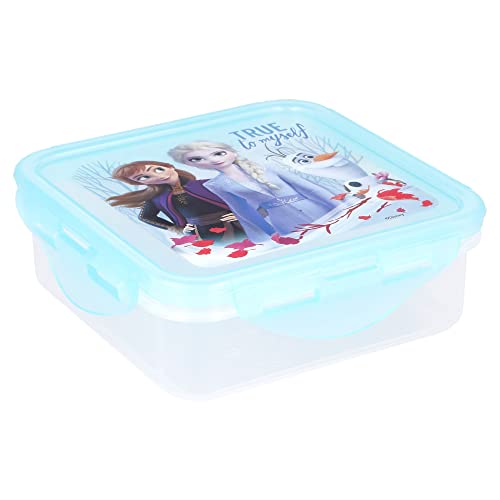 STOR 51059 Quadratisch 500 ml Frozen II Blue Forest, Kunststoff, bunt, Estándar von Stor