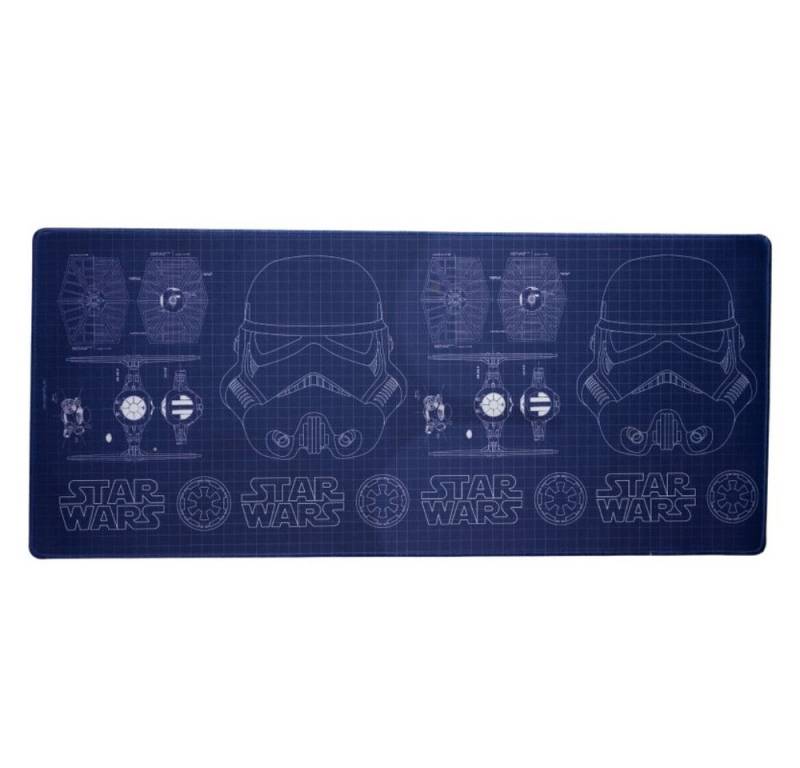 Stor Gaming Mauspad Star Wars Gaming Tischunterlage PC Laptop Desktop Mauspad XXL von Stor