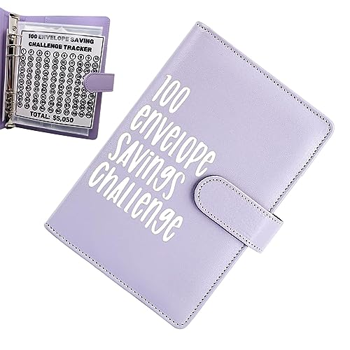 Budget Binder Spar Challenge | 100 Envelopes Saving Challenge Haushaltsbuch | 2023 Neuer Buget Planer mit Geld Organizer | Spar-Challenges Bugetplaner, 5.050 $ zu sparen (1/3 Stück) von Storaffy