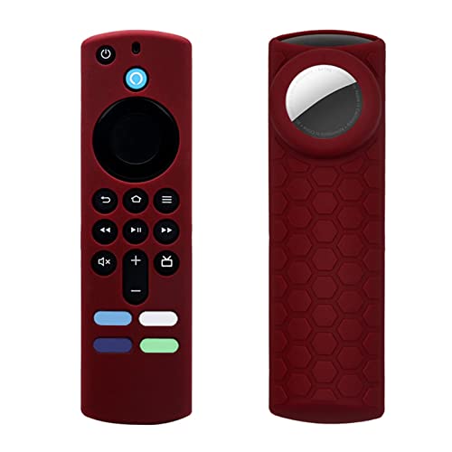 Hülle für Fire-TV-Stick 4k Max/3rd Gen/Airtag | Weiche Silikon-Fernbedienungsabdeckung | Stoßfeste leuchtende Schutzhülle für Fire-TV-Stick 4k Max (6 Farben) von Storaffy