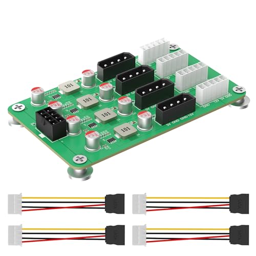 Storage Bag ATXS 6 8Pin Bis 8 Wege Spannungsausschreibung 5V 12V Break Out Board Adapter Für Computeradapteranforderungen von Storage Bag