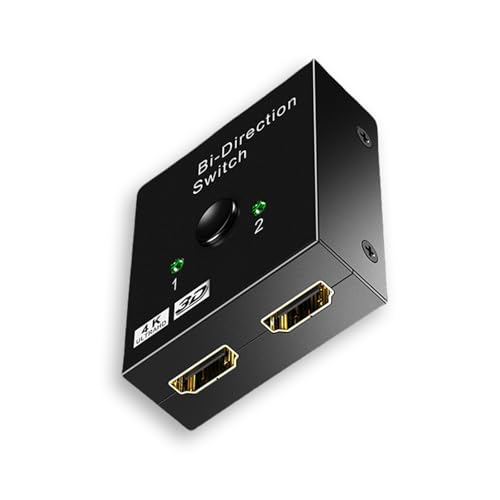 Storage Bag Hohe Clear HDTV Splitter Bidirektionaler HDTV Switcher Unterstützung 1080p Manual Switcher Für Gaming & Heimkino von Storage Bag