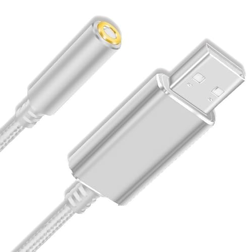 USB Bis 3 5 Mm Schalladapter Für Kopfhörer Und Mikrofone Für PC Laptop von Storage Bag