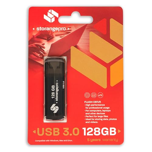 STORANGEPRO USB-Stick 128GB 3.0 STARK schwarz von Storange