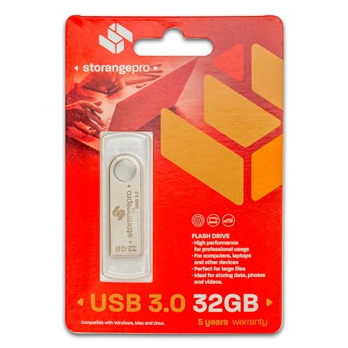STORANGEPRO USB-Stick 32GB 3.0 Slim Silber von Storange