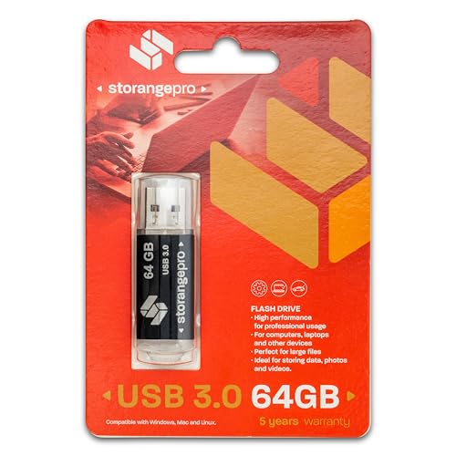 STORANGEPRO USB-Stick 64GB 3.0 Basic schwarz von Storange
